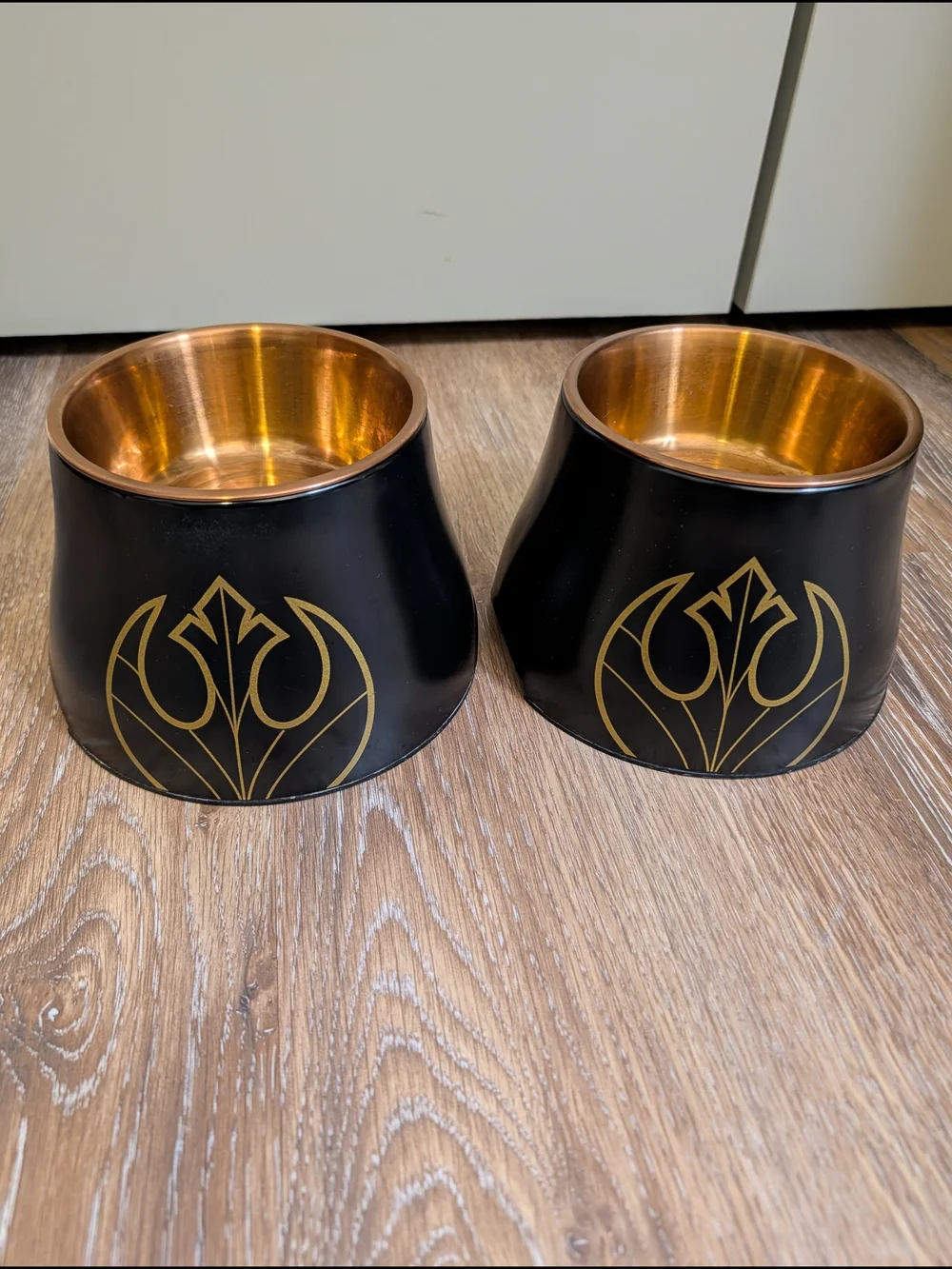 Set Of 2 STAR WARS Elevated Melamine Stainless Steel Dog & Cat Bowl, 1.5 Cup